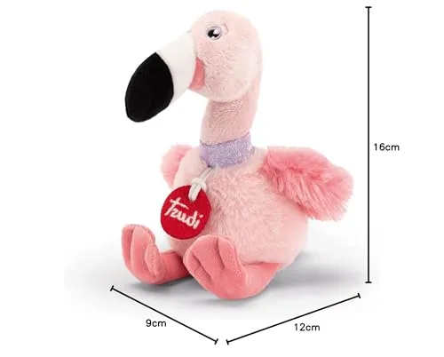 Trudi Trudini Friends 29153 peluche flamant XS rose