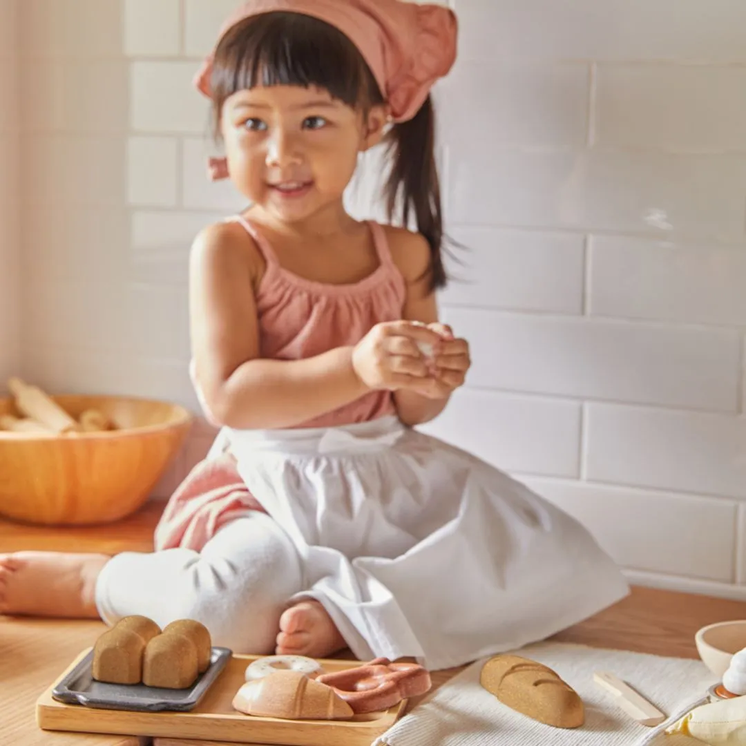 PlanToys Bread Set pain jouet dinette bois 2 ans