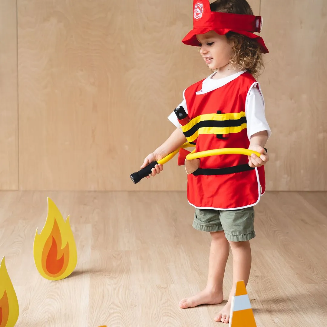 PlanToys Fire Fighter Play Set déguisement pompier