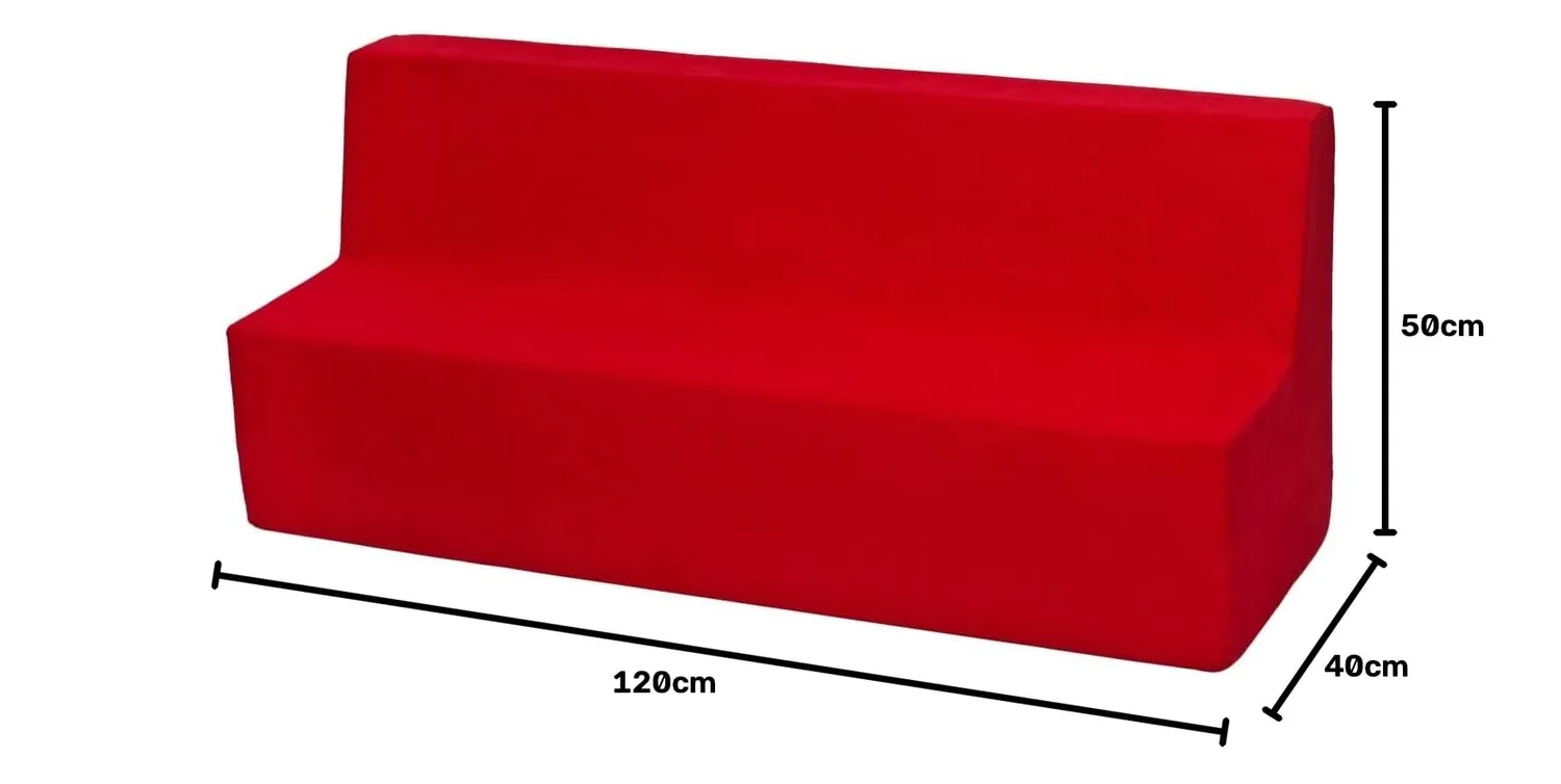 Velinda canapé enfant mousse rouge confort