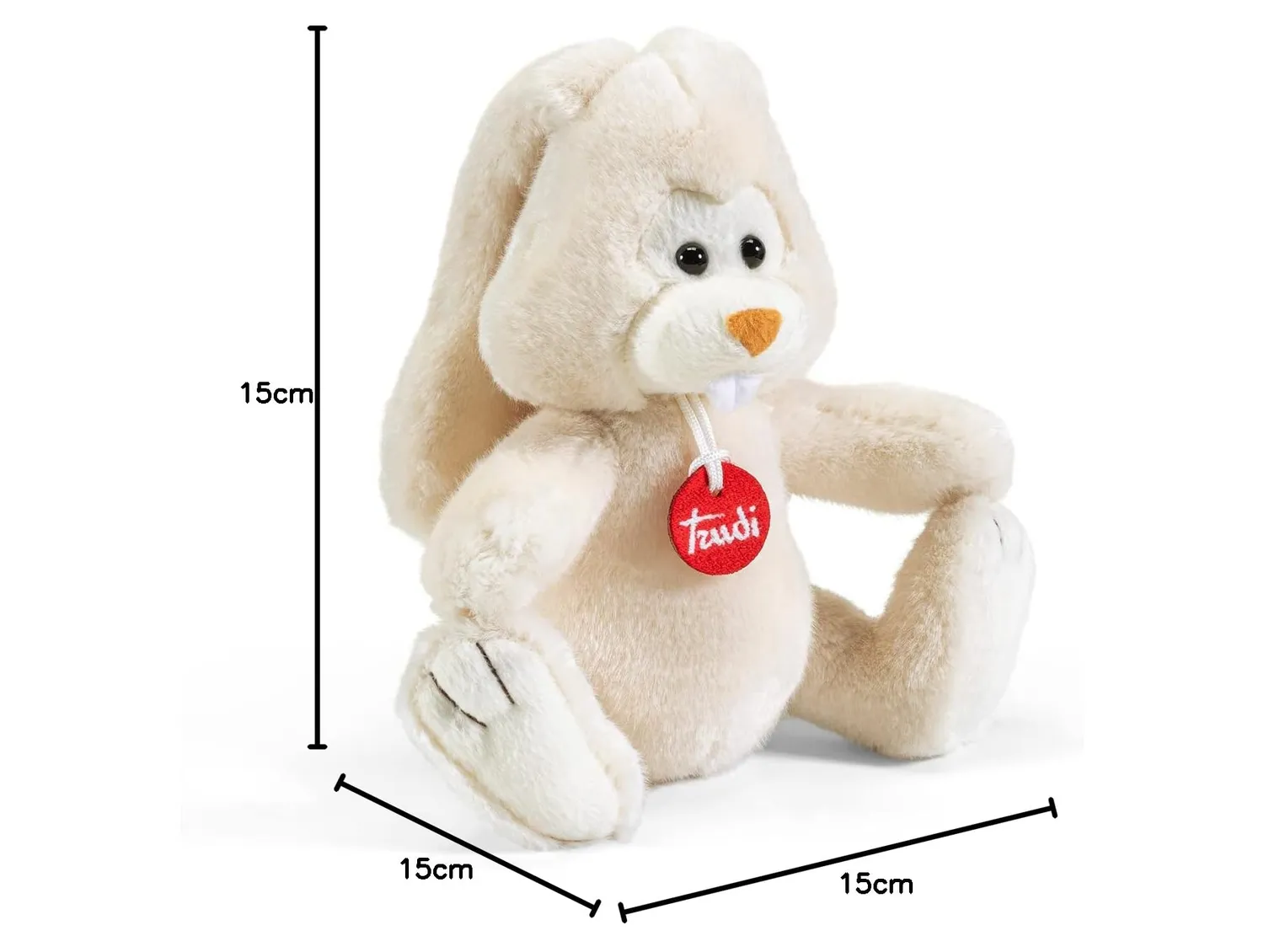 Trudi Lapin Virgilio 13700 peluche taille S 20 cm