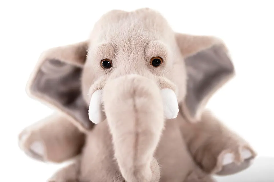 Trudi Maurizio 52274 peluche éléphant taille M 30 cm douce