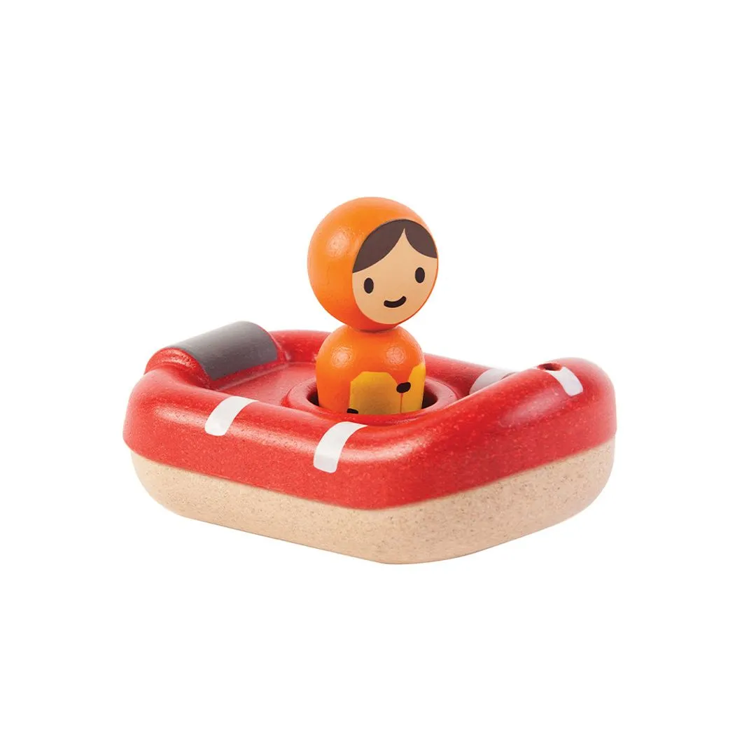 PlanToys Coast Guard Boat bateau jouet de bain