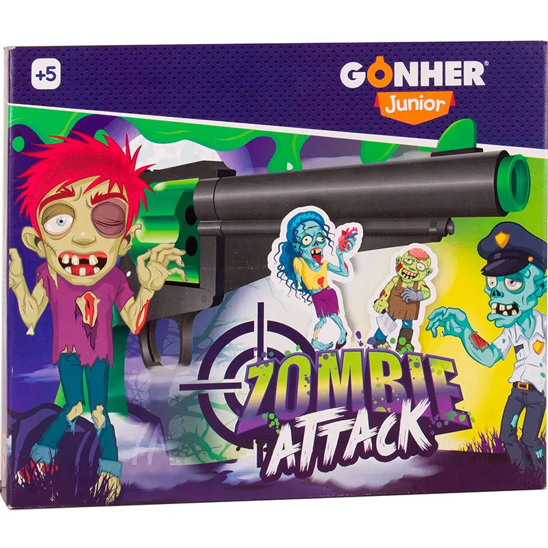 Gonher Zombie Attack Revolver jouet à amorces
