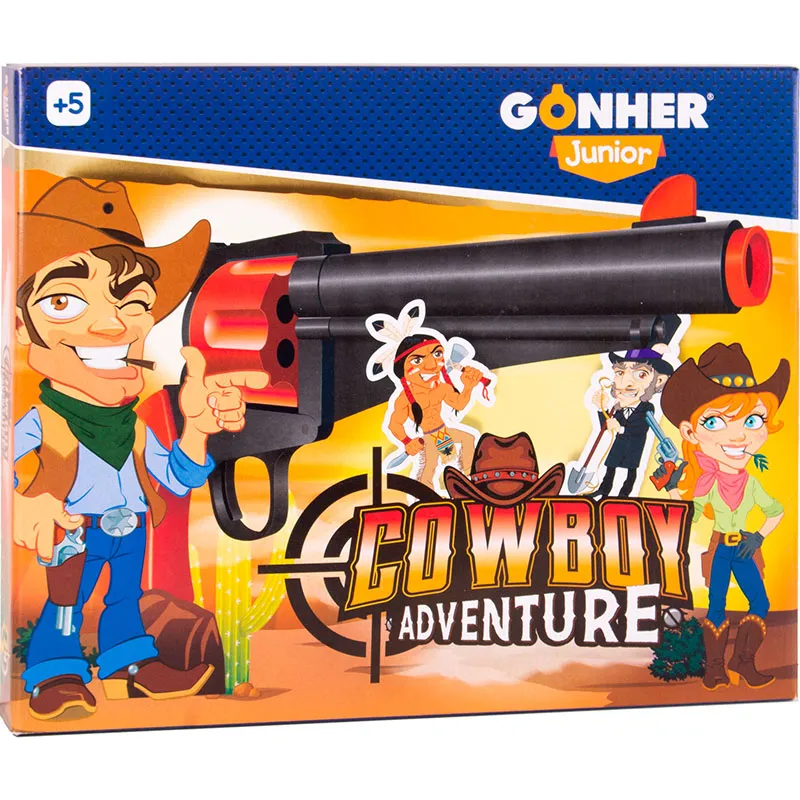 Gonher Cowboy Adventure revolver jouet à amorces