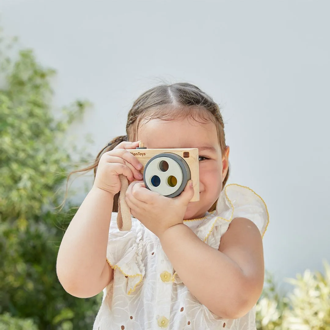 PlanToys Appareil Photo Jouet Bois Couleurs