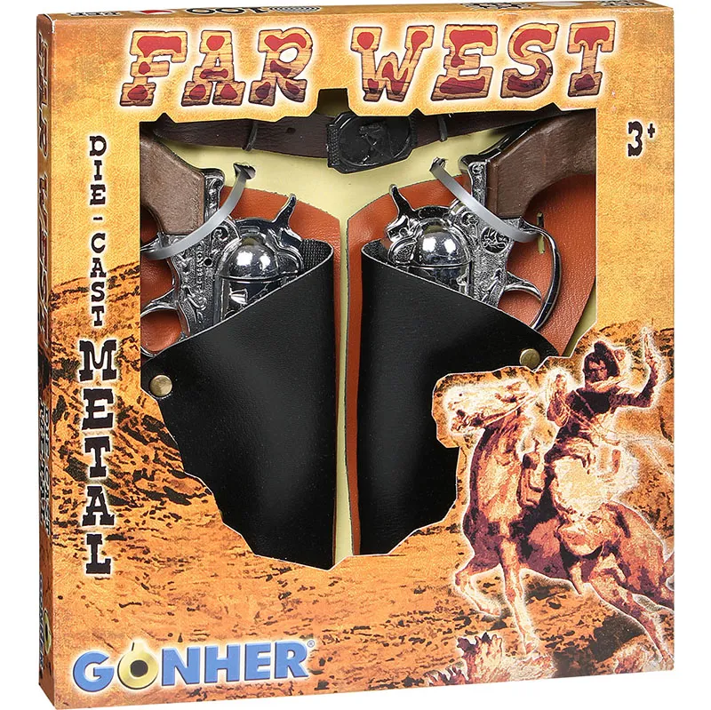 Gonher Far West set cowboy 100 coups avec accessoires