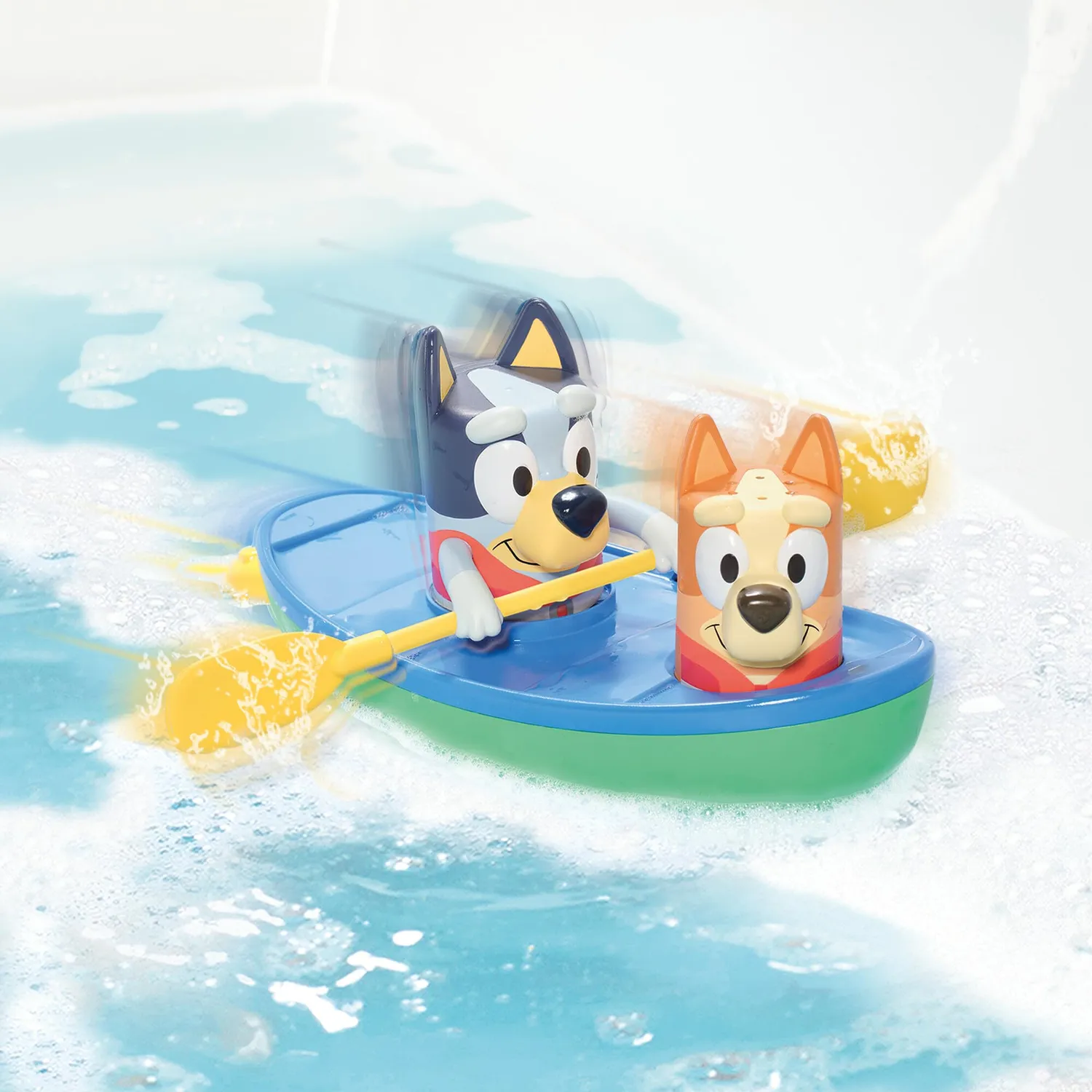 Tomy Toomies Canoë de Bluey jouet de bain Bluey et Bingo dès 18 mois
