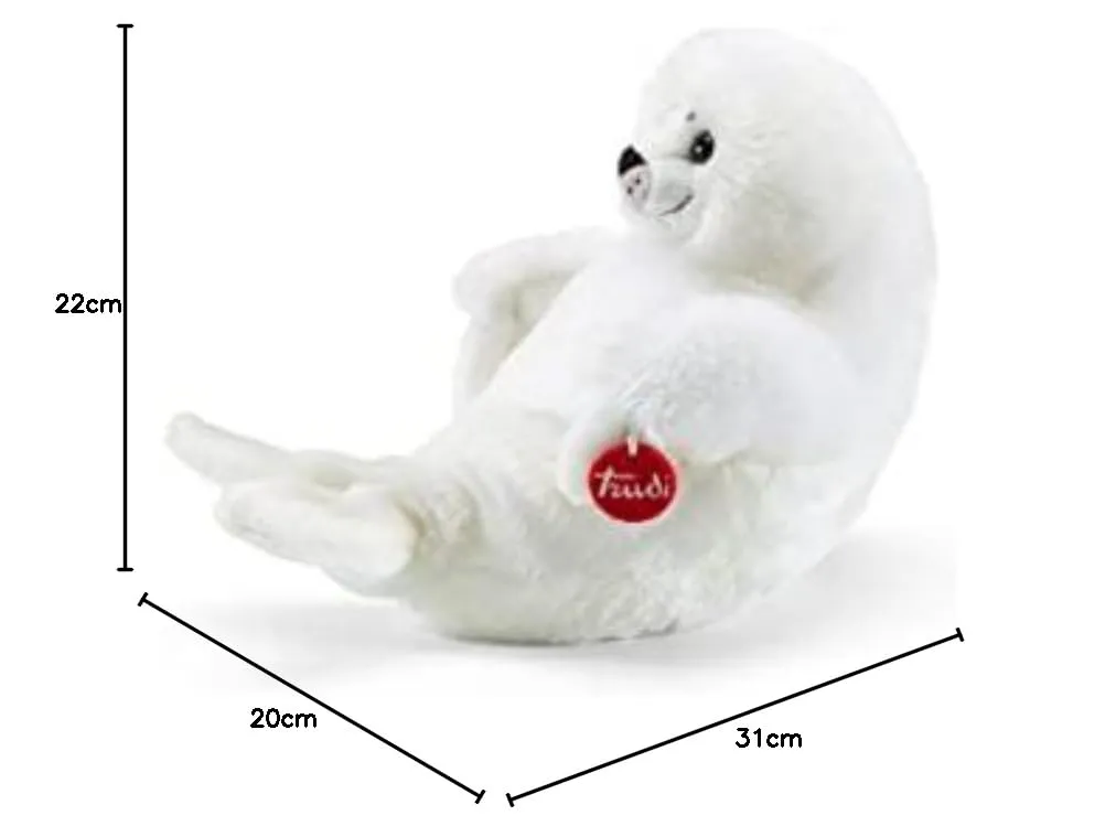 Trudi Sevi 16565 phoque peluche taille M 20x31x22 cm