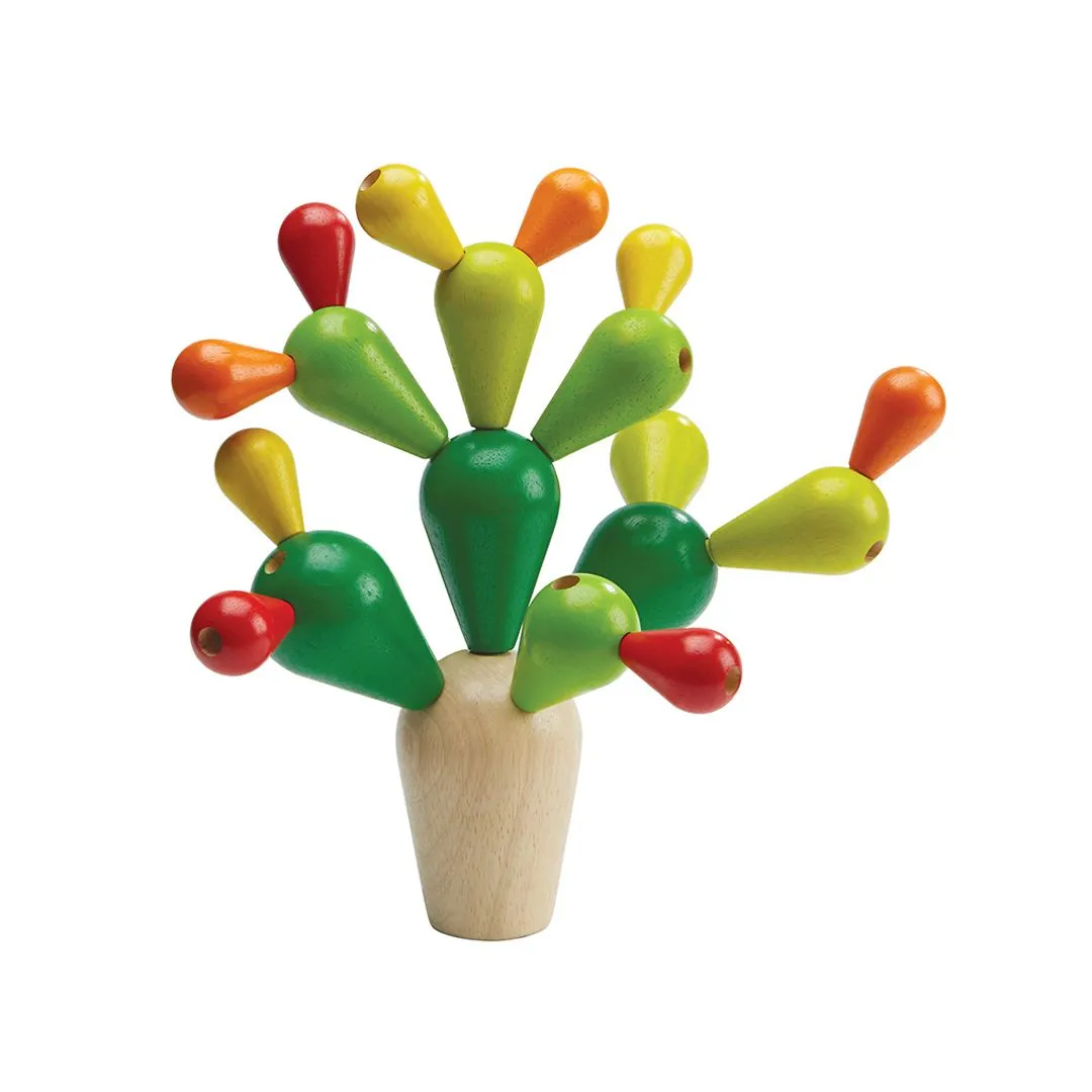 PlanToys Balancing Cactus jeu équilibre bois 3-99 ans