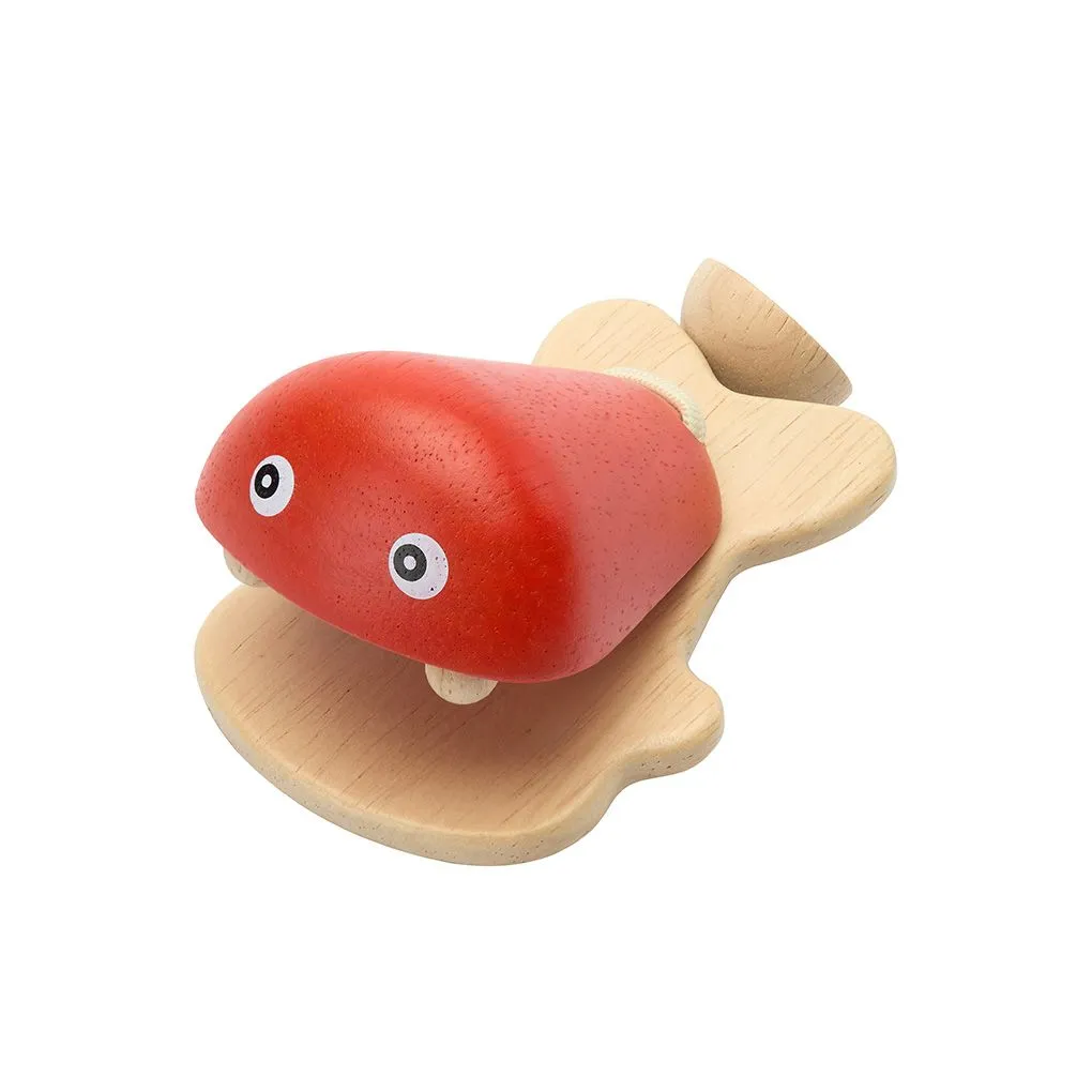 PlanToys Fish Castanet castagnette poisson jaune