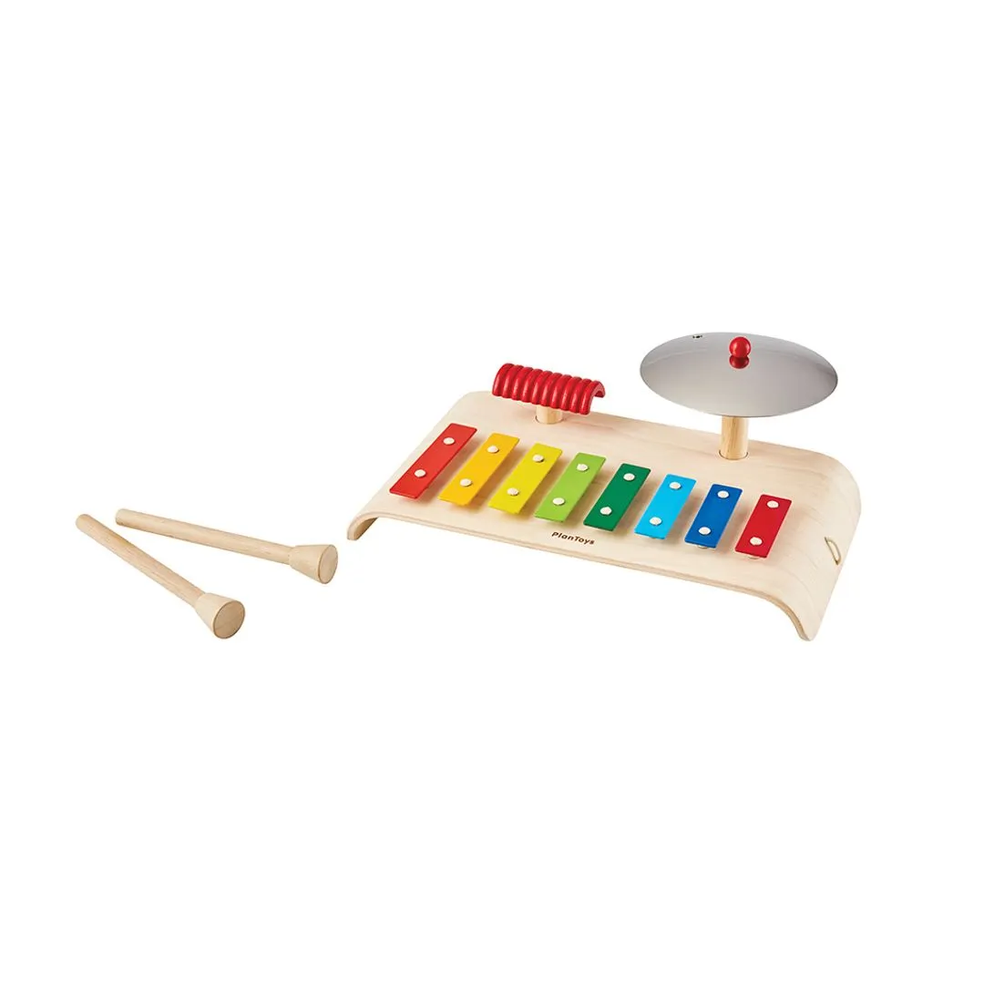 PlanToys Musical Set instruments musique bois xylophone
