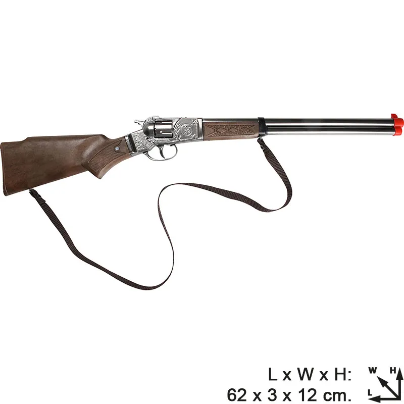 Gonher Cowboy carabine jouet 8 coups métal