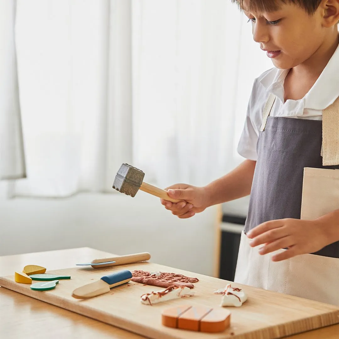 PlanToys Chef Set déguisement cuisinier enfant bois