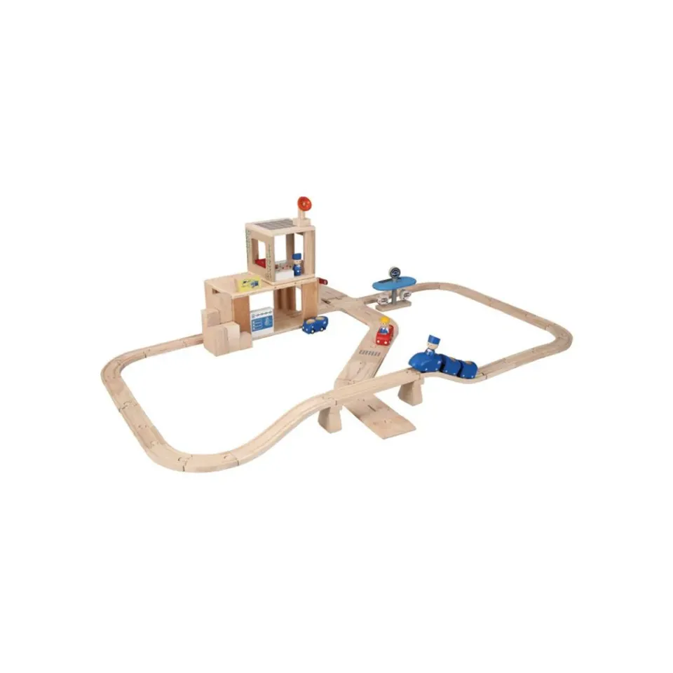 PlanToys Eco Rail and Road circuit train bois