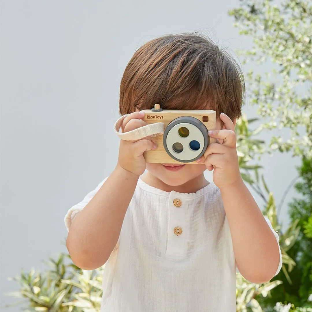 PlanToys Appareil Photo Jouet Bois Couleurs