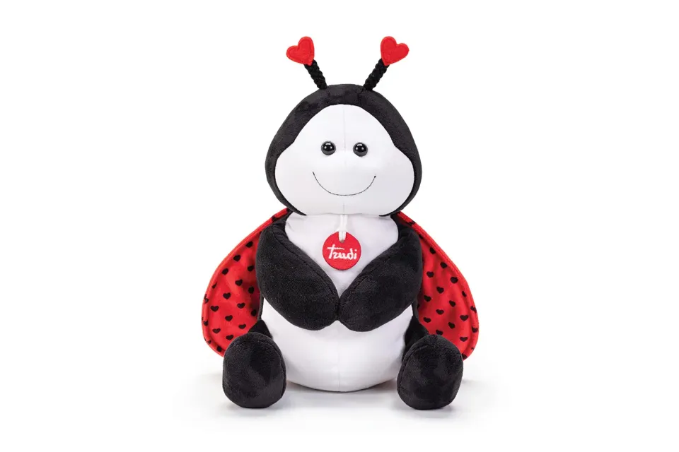 Trudi 29830 Coeurs de Coccinelle peluche M