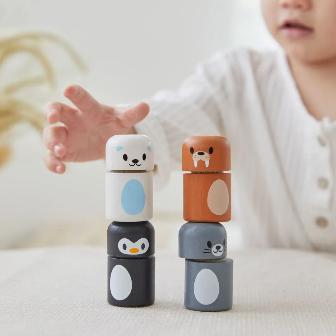 PlanToys Animaux Arctiques jeu d’assemblage dès 18 mois