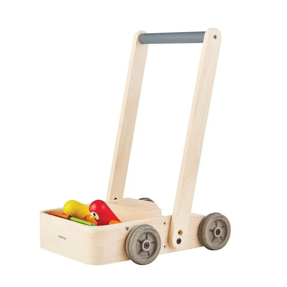 PlanToys Musical Bird Walker pousseur musical bois 9 mois+