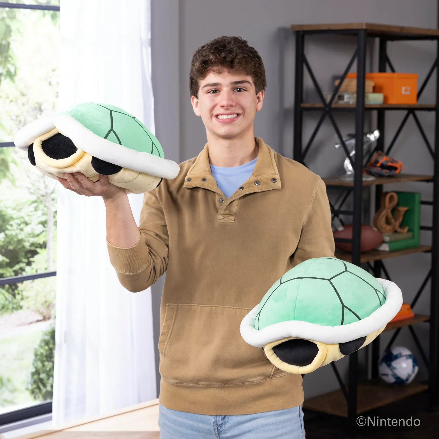 Tomy Club Mocchi Mocchi Carapace Verte peluche géante 40 cm dès 3 ans