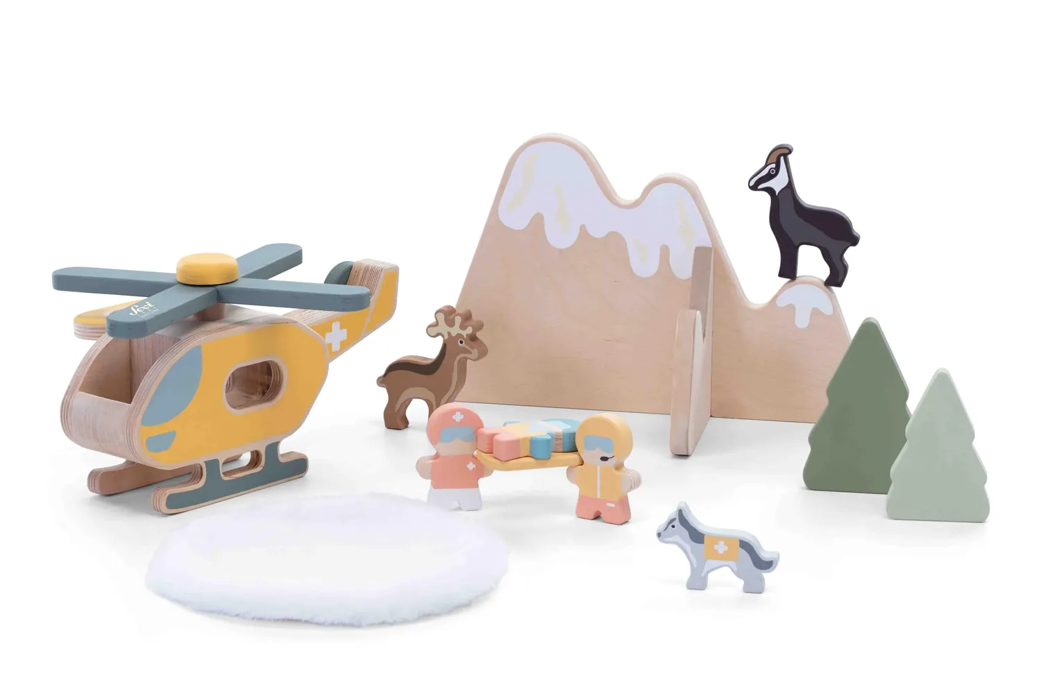 Sevi Nature 87863 jeu en bois sauvetage Alpes dès 2 ans