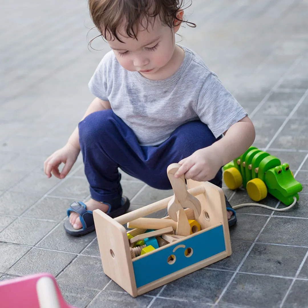 PlanToys Robot Toolbox boîte à outils robot 18 pièces