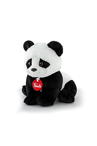 Trudi Puppies panda blanc noir peluche 16 cm