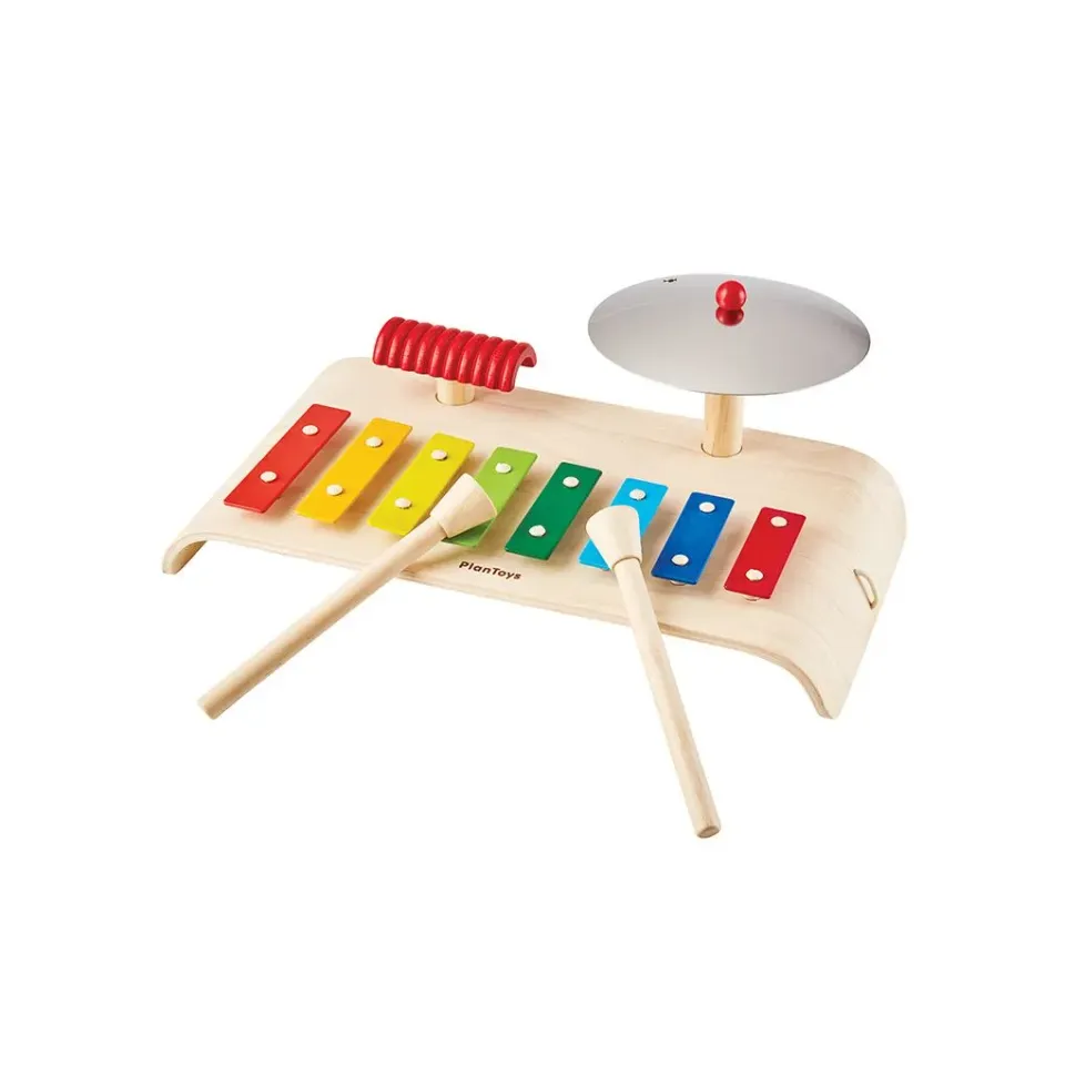 PlanToys Musical Set instruments musique bois xylophone