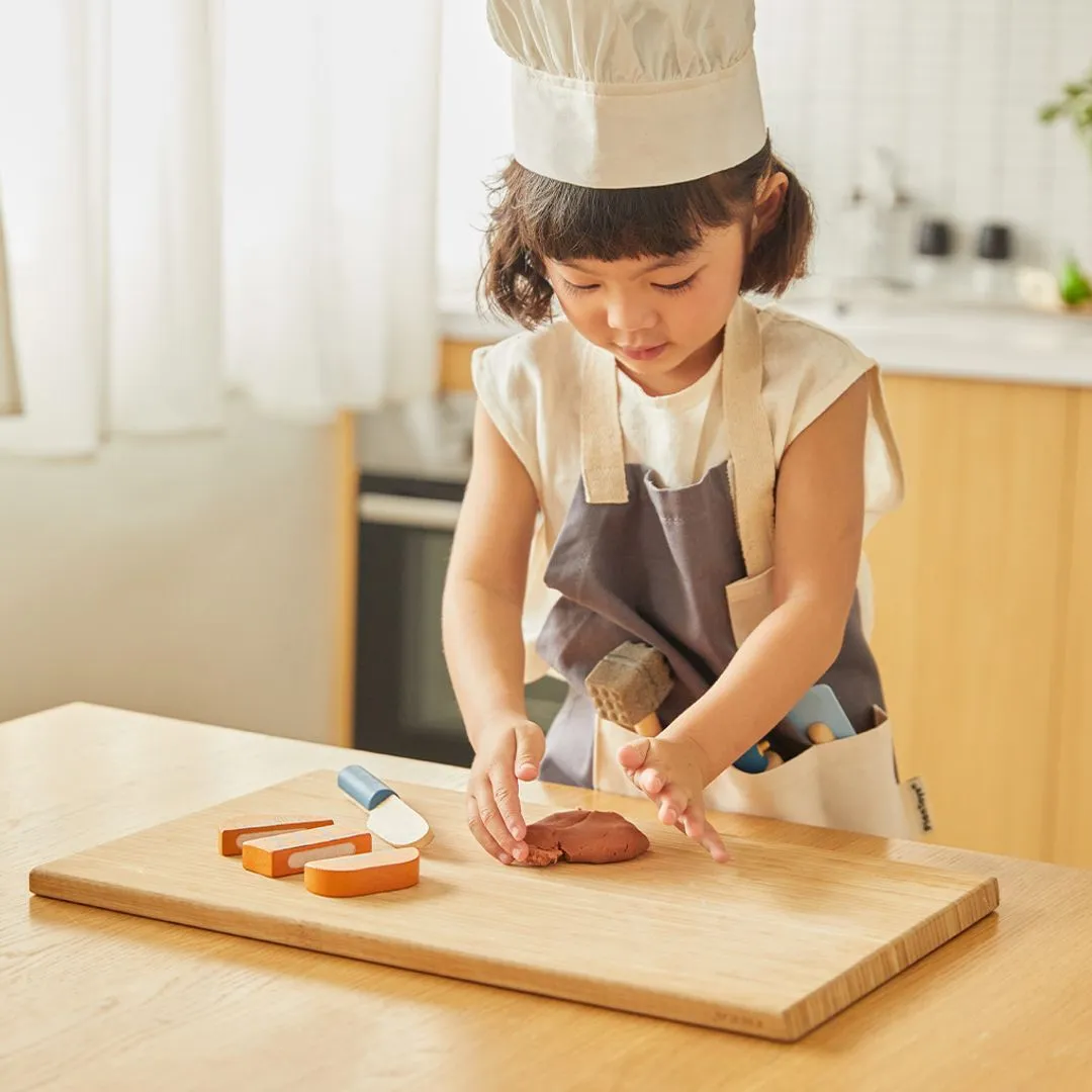 PlanToys Chef Set déguisement cuisinier enfant bois
