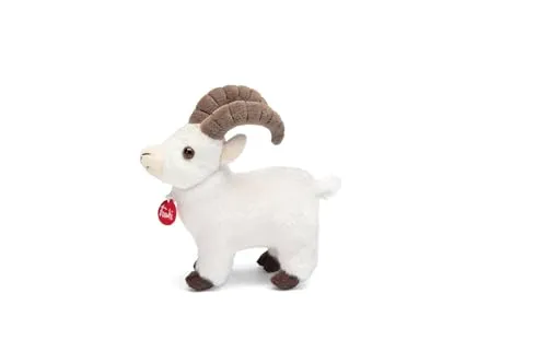 Trudi Trudino 55539 peluche bouquetin blanc XS 17 cm douce
