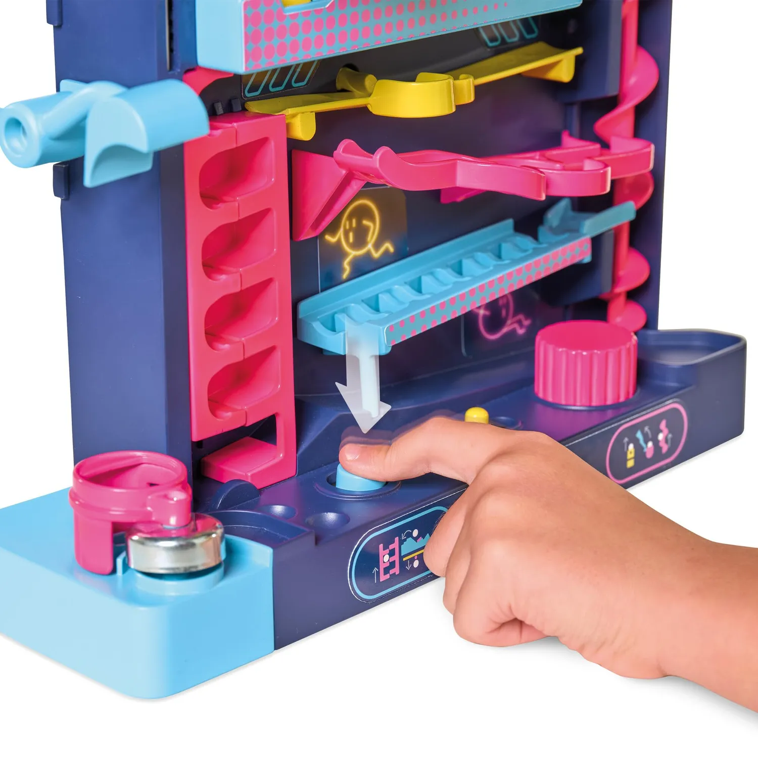Tomy Tricky Bille Level Up jeu circuit billes vertical