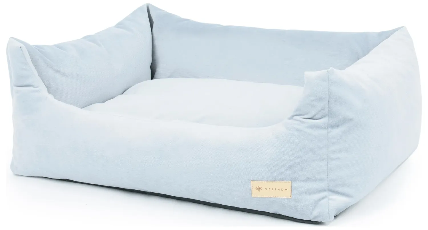 Velinda Lit Chien Velours Côtelé Crème Oreiller