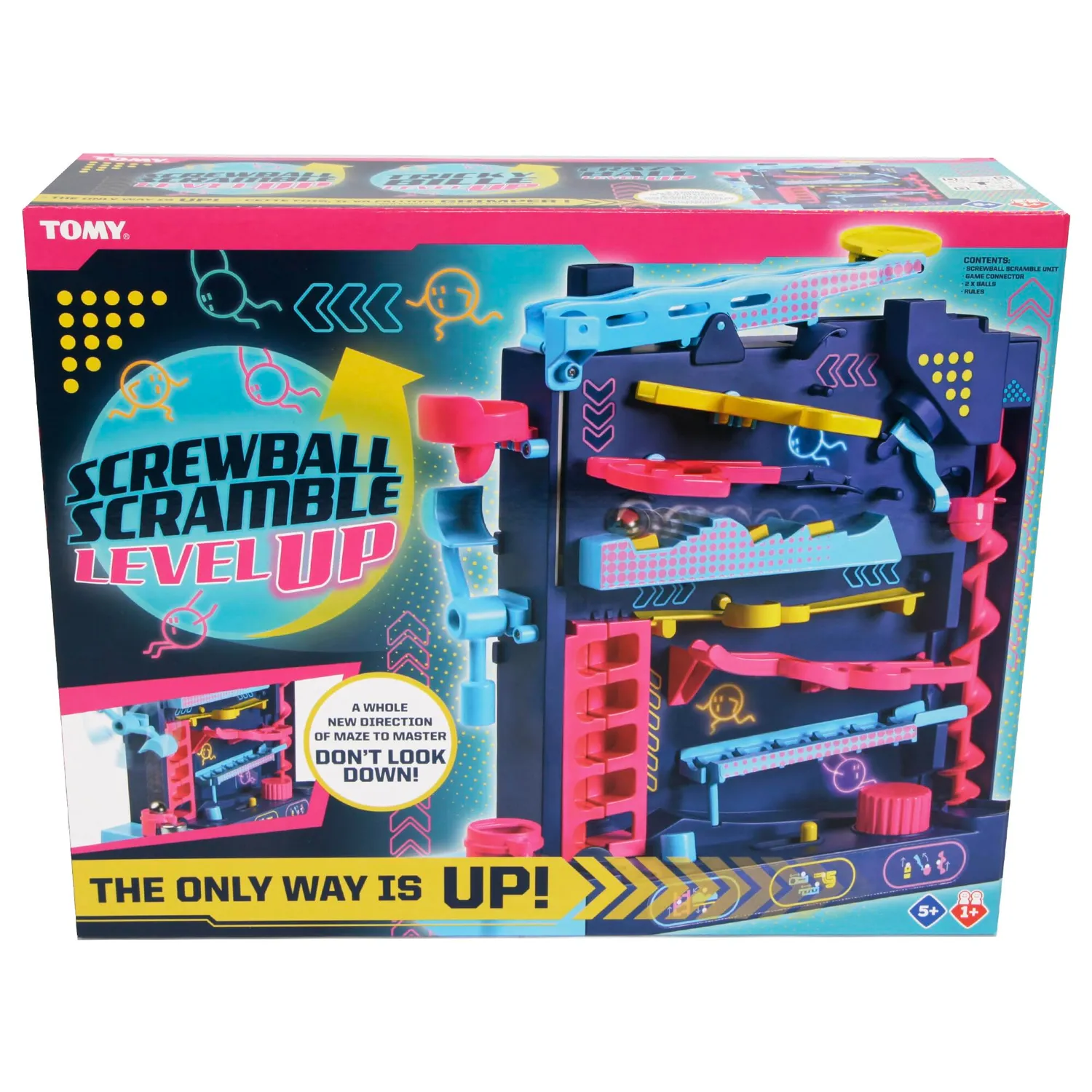 Tomy Tricky Bille Level Up jeu circuit billes vertical