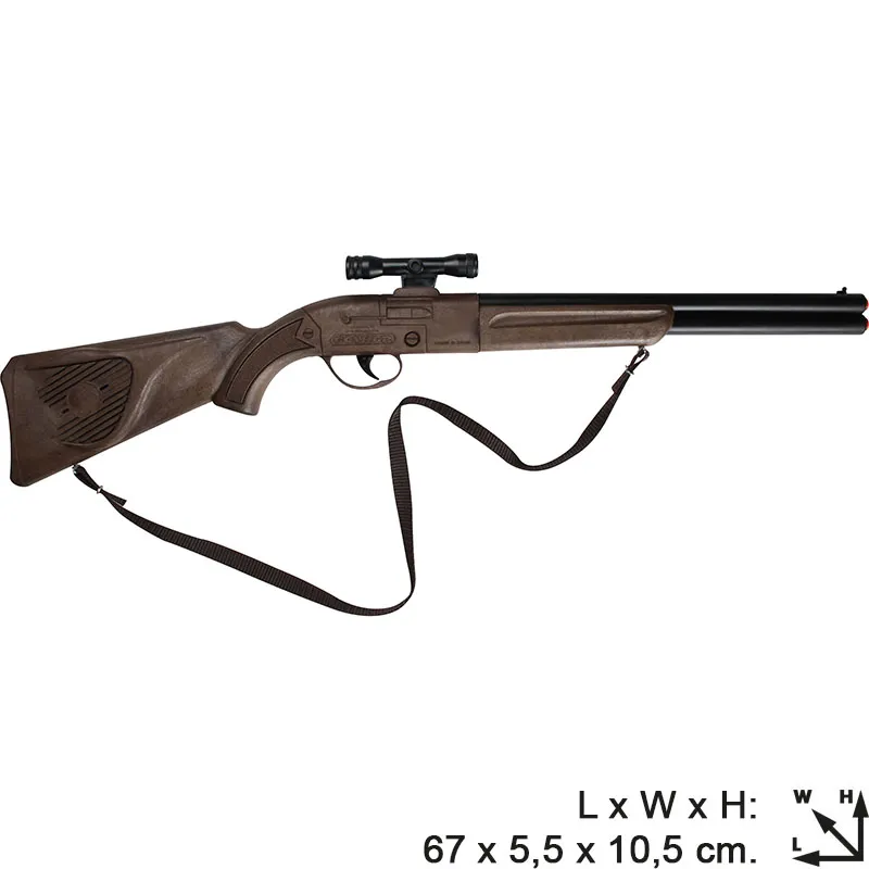 Gonher Cowboy Fusil sonore jouet métal