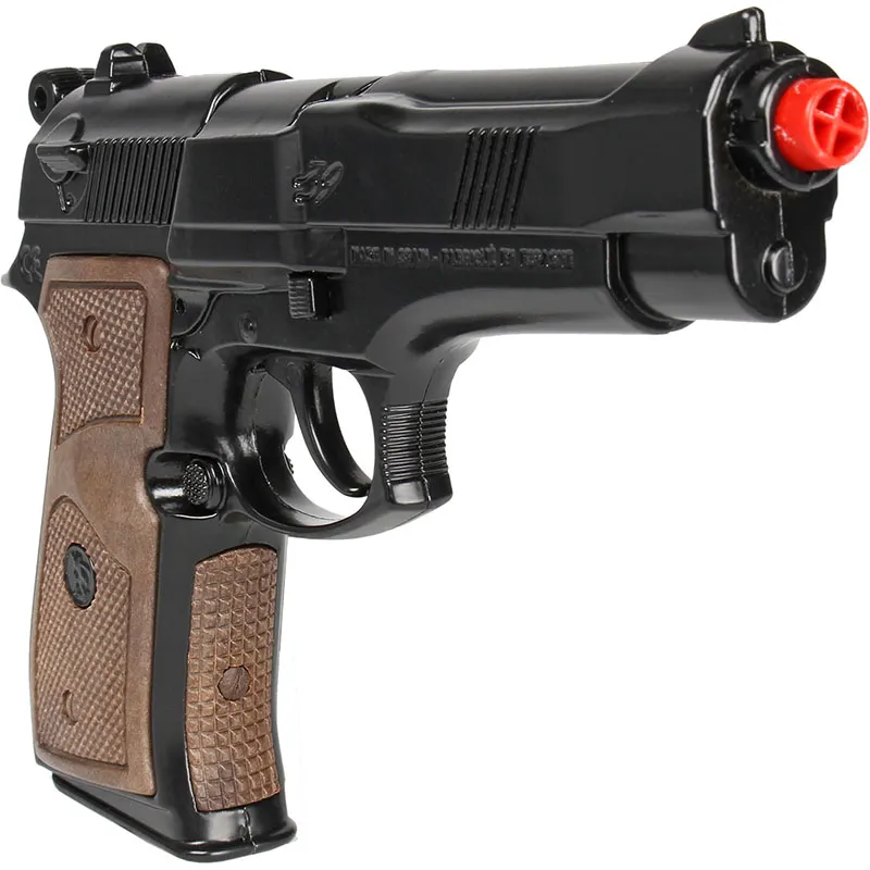 Gonher Police pistolet 8 coups métal enfant