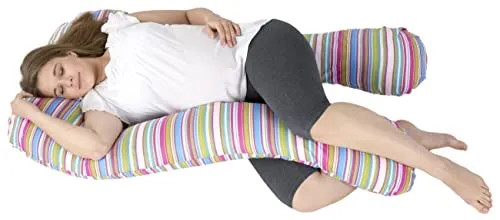 Velinda Multi-Usages coussin d’allaitement Bandes 1