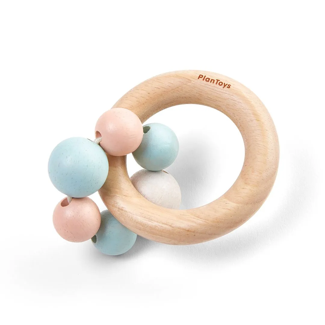 PlanToys Beads Rattle hochet perles bébé pastel