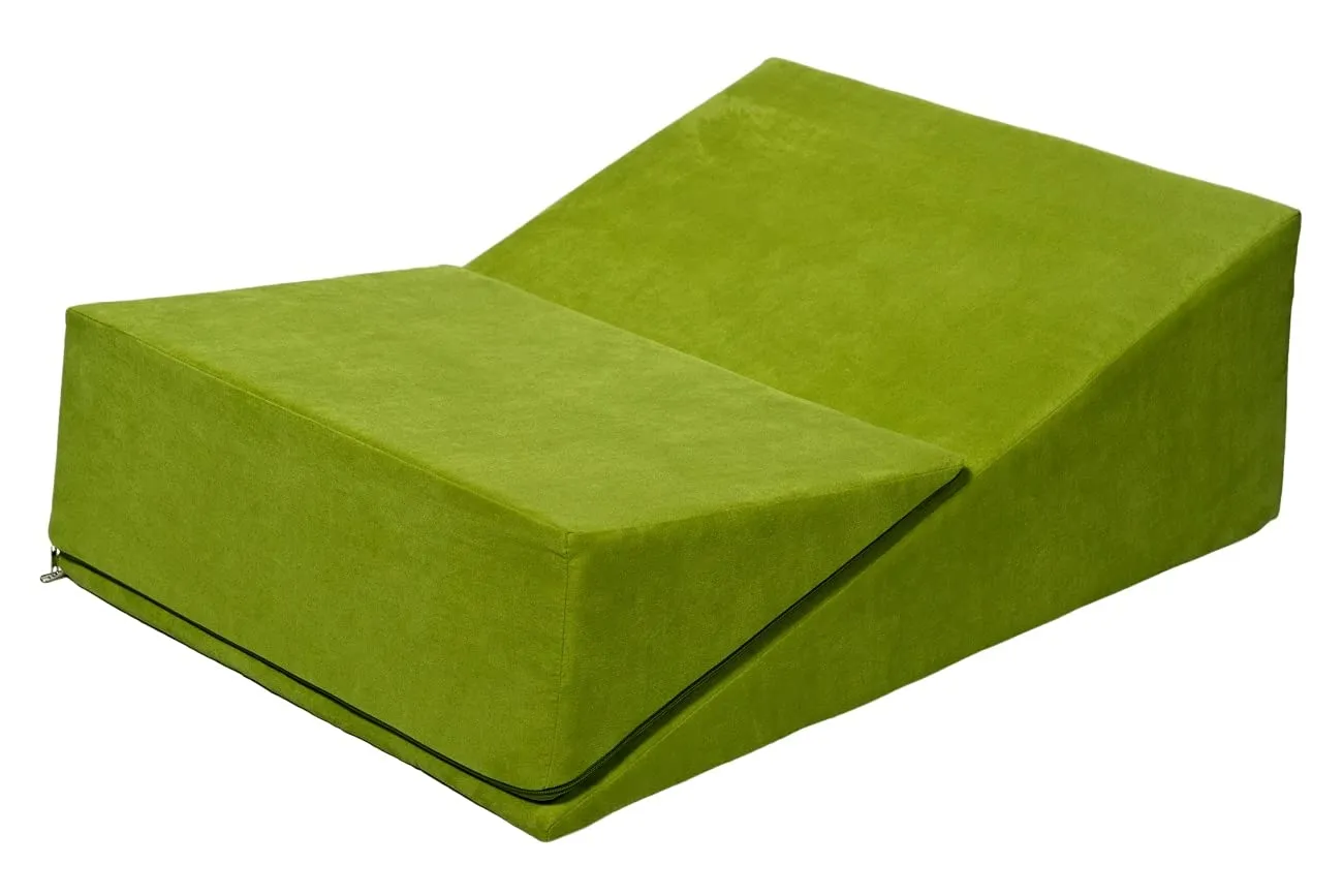 Velinda fauteuil triangulaire chaise longue bleu