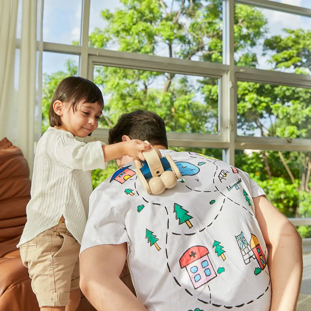 PlanToys Massage Roller rouleau de massage bois