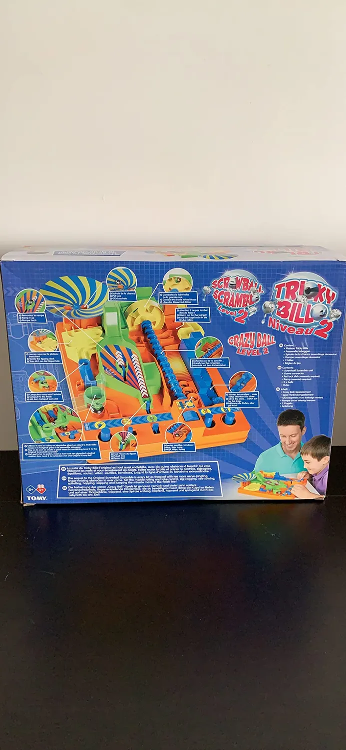 Tomy Tricky Bille Level Up jeu circuit billes vertical