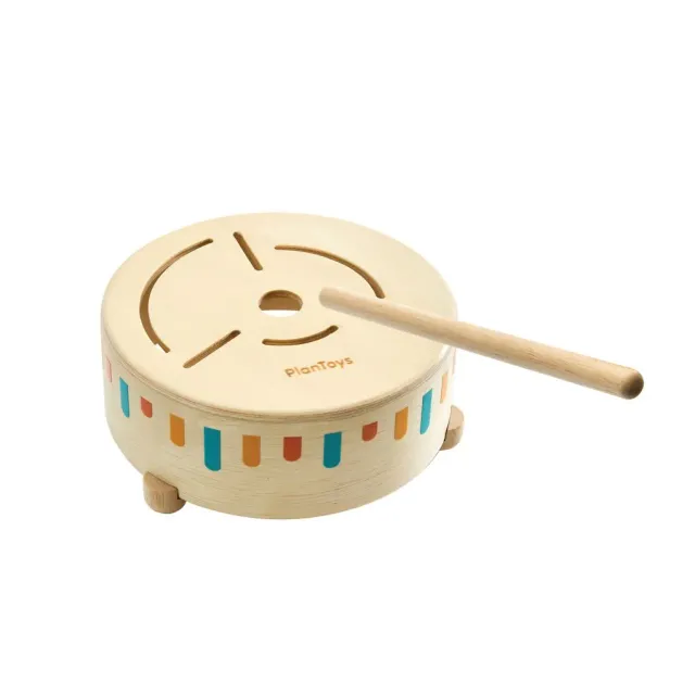PlanToys Wooden Sensory Drum tambour bébé bois
