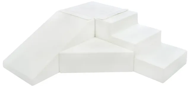 Velinda set 4 blocs mousse EPS PE blanc motricité