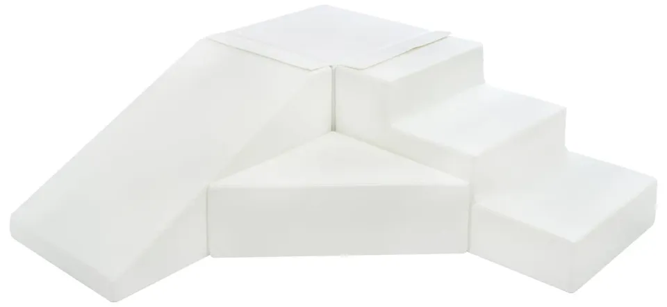 Velinda set 4 blocs mousse EPS PE blanc motricité