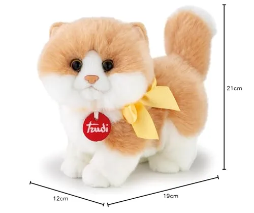 Trudi Charlie TUDO8000 peluche chat S blanc