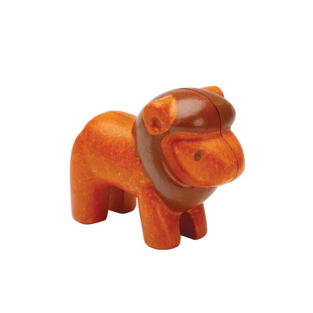 PlanToys Lion figurine lion en bois dès 12 mois