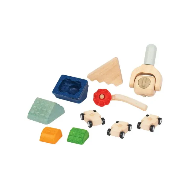 PlanToys Creative Dough Set accessoires pâte bois ville