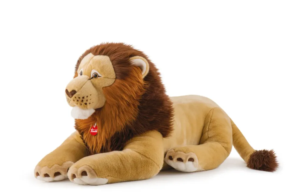 Trudi Narciso 27545 peluche lion jumbo 100 cm doux