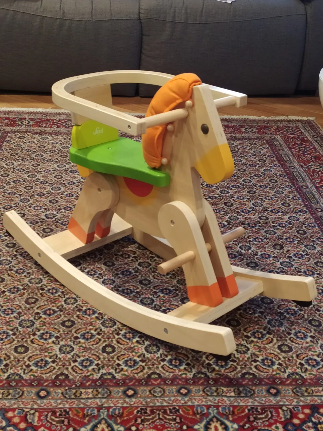 Sevi 82328 porteur cheval à bascule baby 70 cm dès 1 an