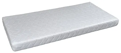 Velinda lit maison cabane 160x80 blanc pin + matelas ECO