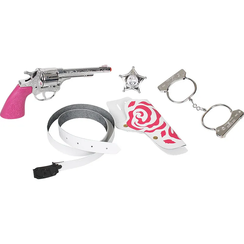 Gonher Cowgirl set revolver amorce 8 coups métal